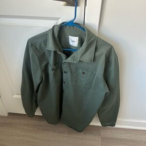 Katin Olive Green Casual Shirt Size Large